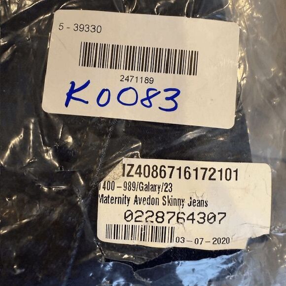 NEW! Citizens of Humanity Avedon Maternity Jeans in Galaxy Wash Skinny Size 23 - Picture 15 of 15